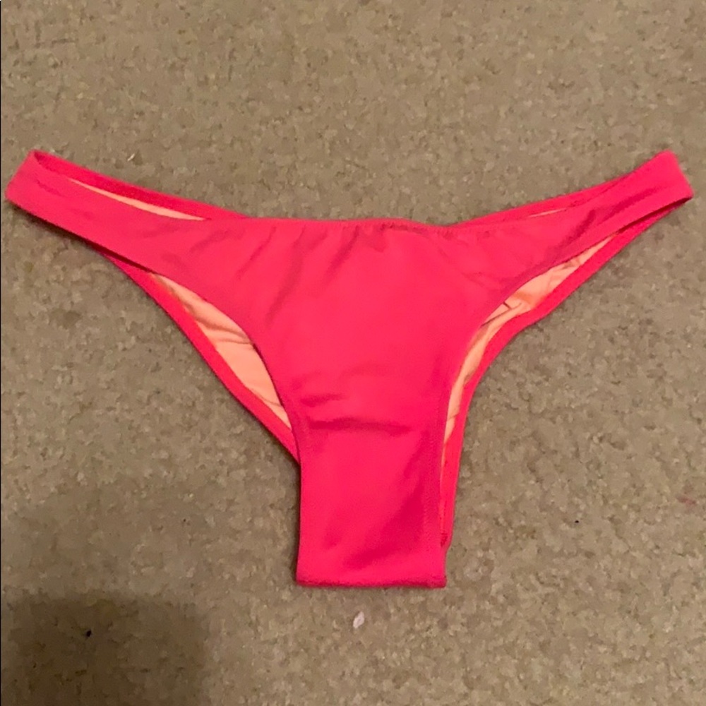 Pink bikini bottom